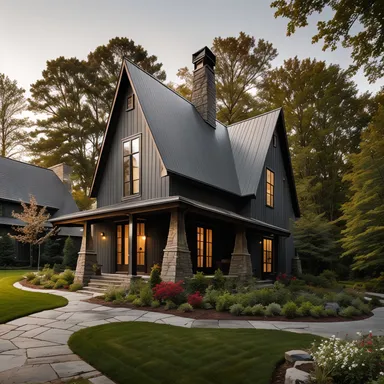 Rustic home exterior design - example 5