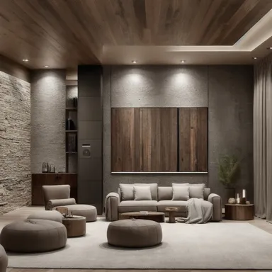 Rustic Home Theater projekt