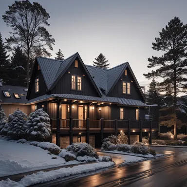 Scandinavian home exterior design - example 2