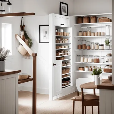 Scandinavian Pantry design - AI generated interior design visualization