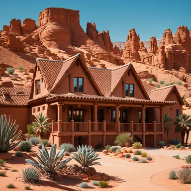 Southwestern home exterior design - example 2