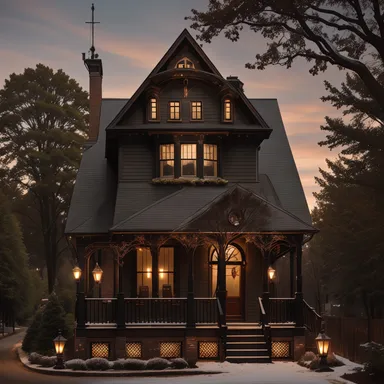 Steampunk home exterior design - example 4