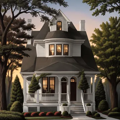 Traditional home exterior design - example 4