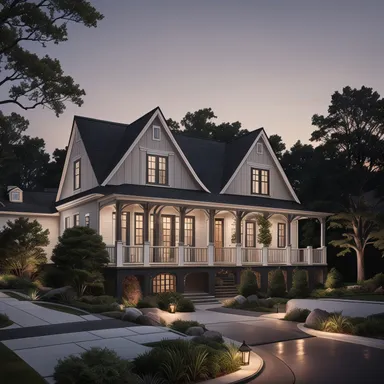 Transitional home exterior design - example 2