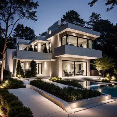 Transitional home exterior design - example 3