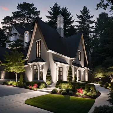 Transitional home exterior design - example 5