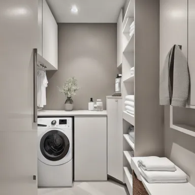 Transitional Laundry Room projekt