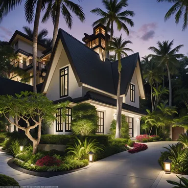 Tropical home exterior design - example 5