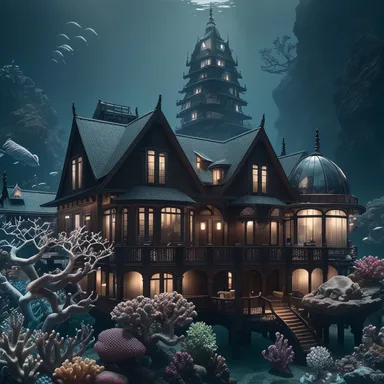 Underwater home exterior design - example 2