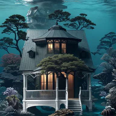 Underwater home exterior design - example 4