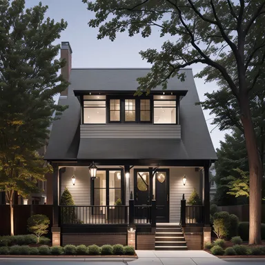 Urban home exterior design - example 4