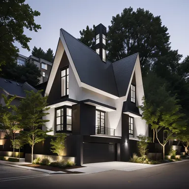 Urban home exterior design - example 5