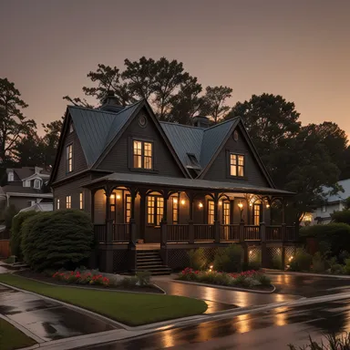 Vintage home exterior design - example 2