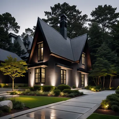 Zen home exterior design - example 5