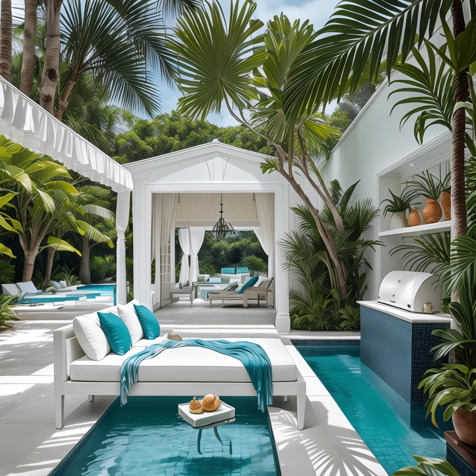 Tradycyjny Pool House