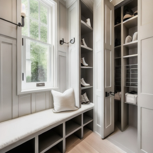 Transitional Mudroom