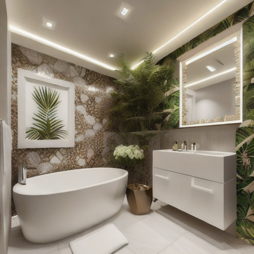 Tropical Bathroom