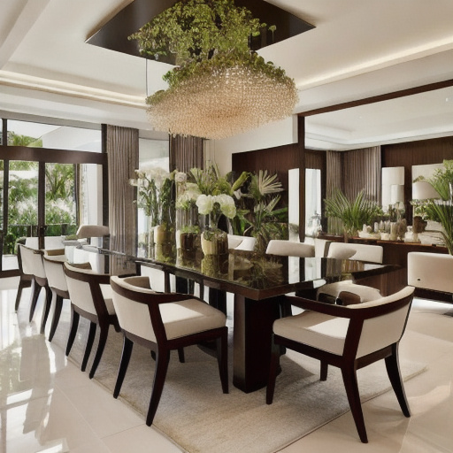 Tropical Dining Room