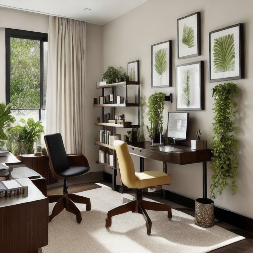 Tropical Home Office