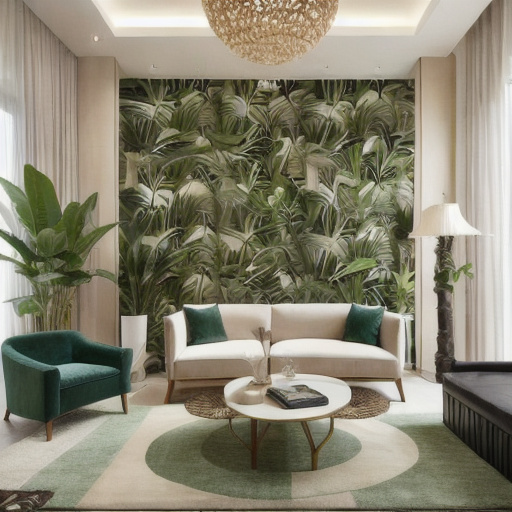 Tropical interior design style