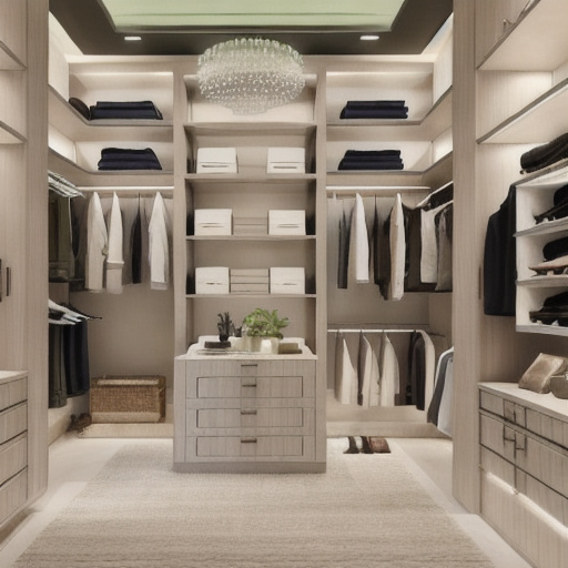 Tropical Walk-in Closet