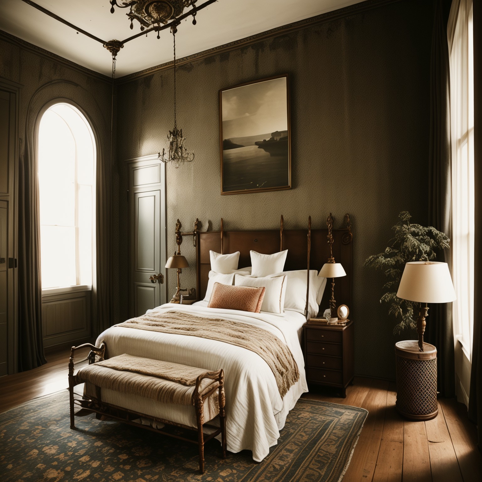 Vintage Guest Room