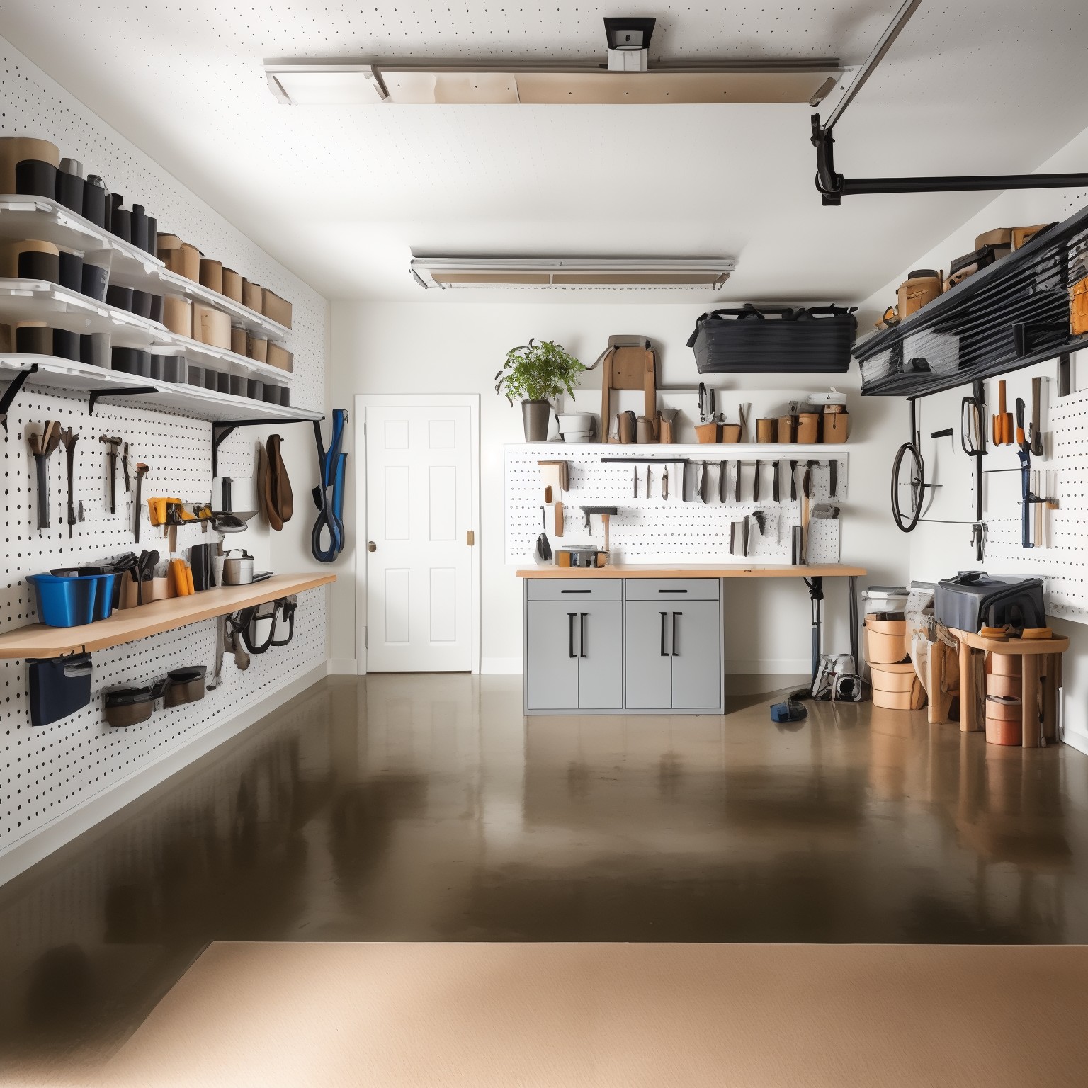 Warm Minimalism Garaż