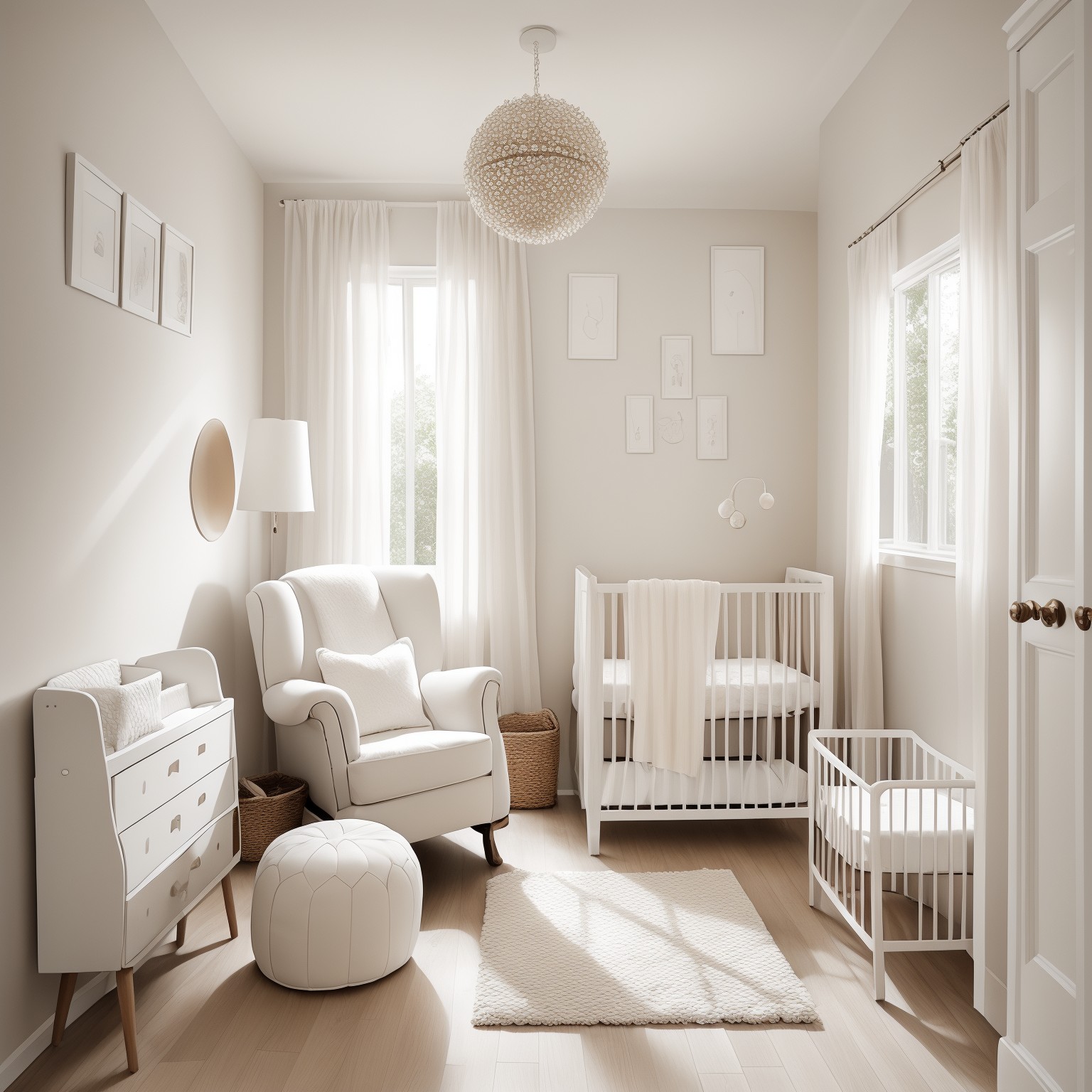 Warm Minimalism Nursery