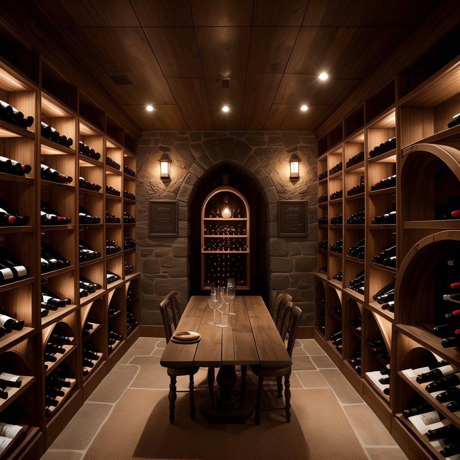 Warm Minimalism Piwniczka z winami