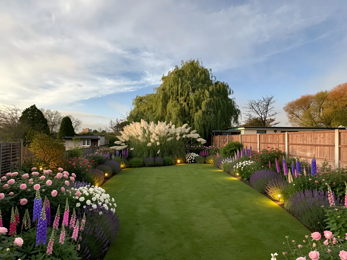 Backyard after the AI redesign